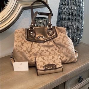 Like New Coach purse and wallet
